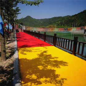 彩色生態(tài)透水混凝土地坪 透水混凝土施工價(jià)格 彩色透水混凝土材料生產(chǎn)廠家 透水粘接劑廠家送貨到工地