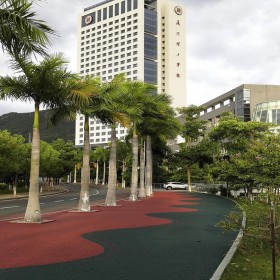 露骨彩色透水混凝土 彩色地面透水混凝土 透水彩色路面 一條龍服務(wù)