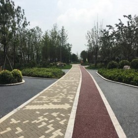 透水混凝土街道 10CM彩色透水砼 透水地坪 彩色透水綠道 優(yōu)質(zhì)廠商