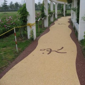 阜陽(yáng)市 彩色生態(tài)透水混凝土地坪 海綿城市透水混凝土 生態(tài)透水地坪 廠(chǎng)家報(bào)價(jià) 量大送貨上工地