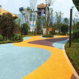 遵義市 透水性混凝土 廣場(chǎng)彩色透水混凝土 彩色透水地面 廠商銷售