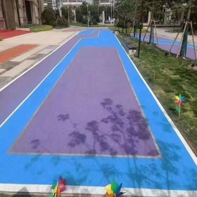 彩色透水混凝土停車(chē)場(chǎng) 混泥土透水道路 彩色路面透水砼 專(zhuān)業(yè)廠家出售