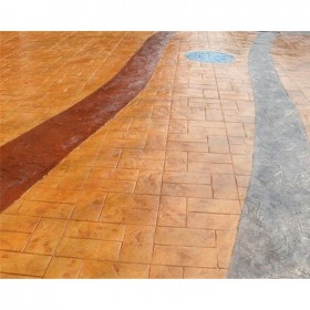 自貢市 壓花地坪彩色強(qiáng)化料 彩色壓印脫模劑