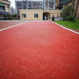 旺蒼縣 透水混凝土罩面 彩色混凝土地坪 室外透水路面 材料廠家報(bào)價(jià)