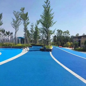 自貢市 露骨透水路面 c25彩色透水混凝土 透水材料廠家 售價(jià)